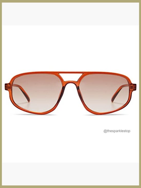 Aviator Sunglasses, Retro Double Bridge, UV400 Protection, Lightweight main image 6